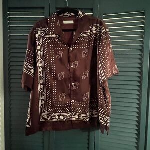 Urban Outfitters short sleeve button down